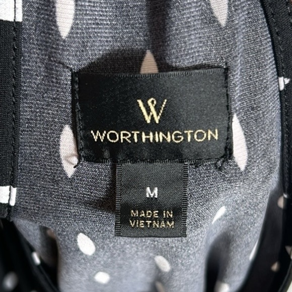 Worthington Eyelid Sleeveless Blouse | SIZE M - Picture 4 of 6